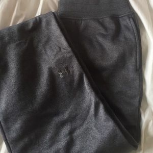 Under Armor sweatpants!